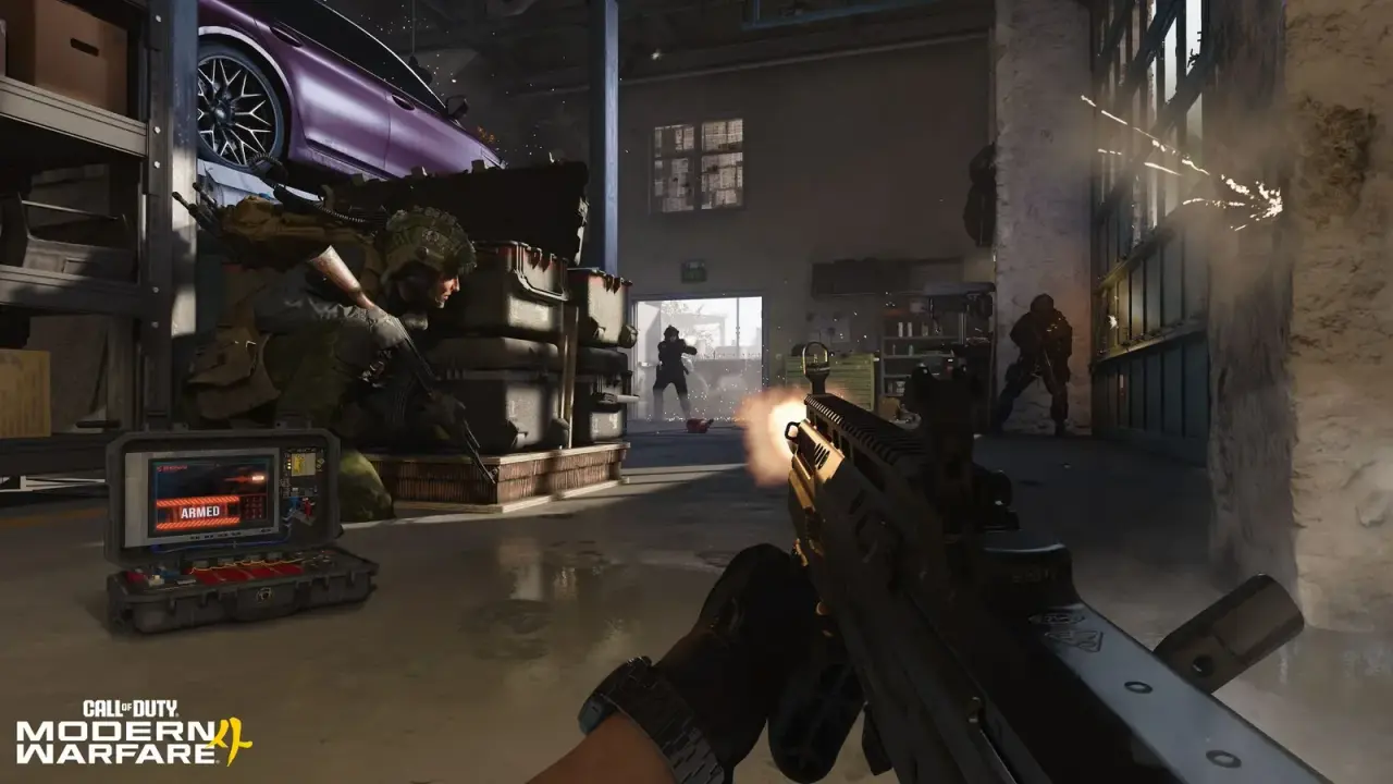 A planted bomb beside cover during a Collateral firefight